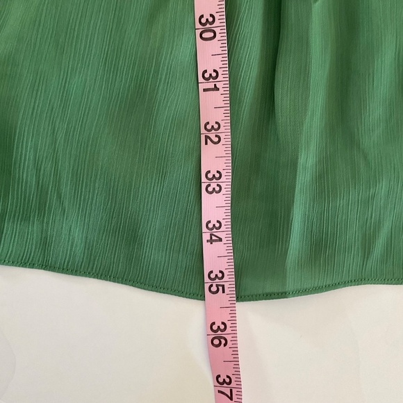 BCBGeneration Apple Green Knotted Strap Pleated Empire Babydoll Daytime Dress 6 - Picture 14 of 14